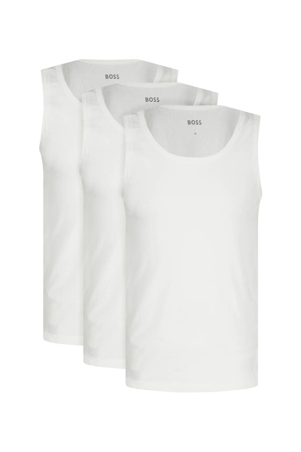 майка 3 шт. Classic BOSS BLACK - белый(50475278)