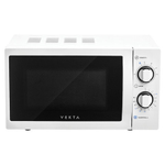 Микроволновая печь VEKTA MS720BHW, объем 20 л, мощность 700 Вт, механическое управение, таймер, белая, MCO00053771
