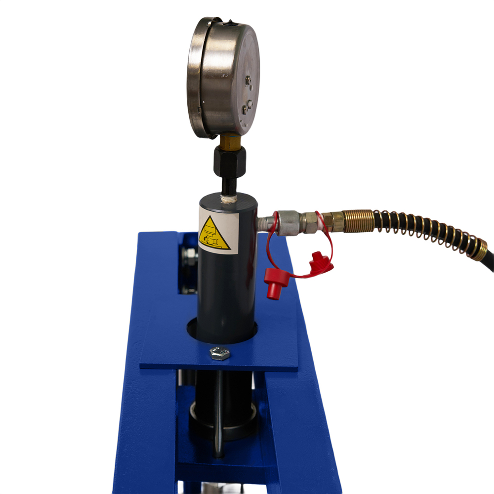 Пресс гидравлический 12 тонн, напольный, с педалью, цвет синий RAL 5005 ROSSVIK