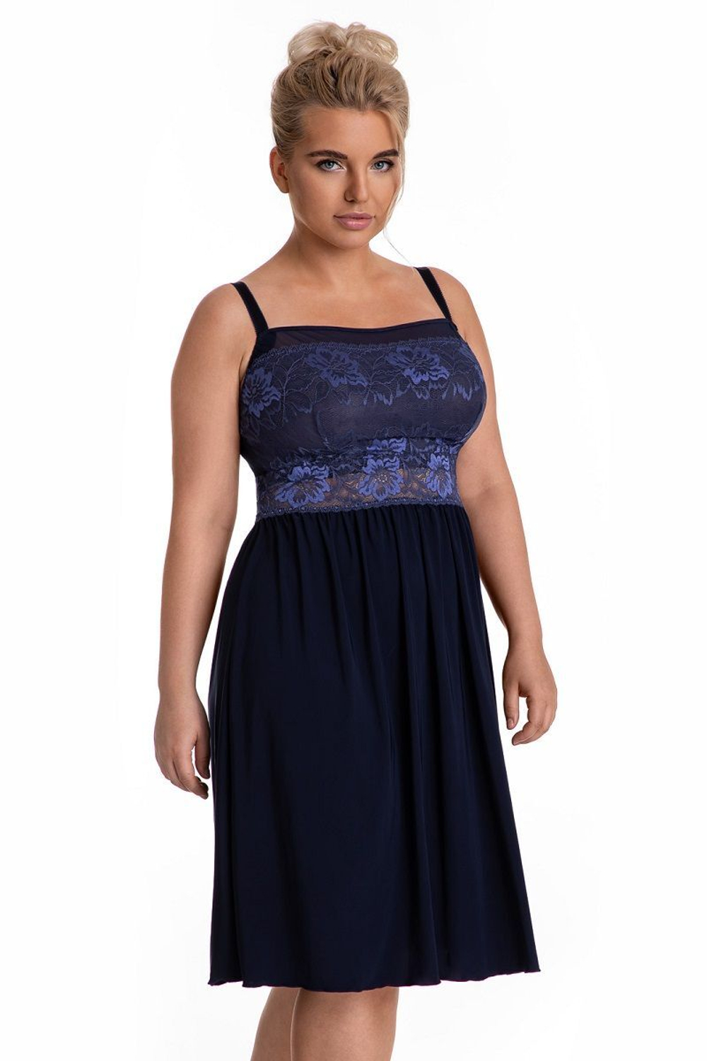 Сорочка Tjami с кружевным лифом (Размер: XXL) (Цвет: молочный)