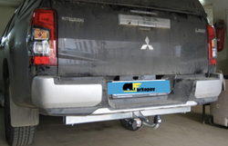 Фаркоп оцинкованный Galia M120A для Mitsubishi L200 1996-2006, 2006-2015, 2015-, Fiat Fullback 2016-(паспорт и сертификат в комплекте)(без электрики)