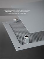 Вентиляционная решетка РД 170х170 Серая