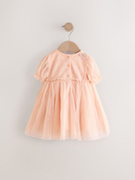 Платье для девочки Next E86-993, Персиковый