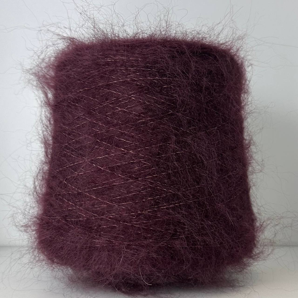 PRINCINPINO - Luxury Production by Ri.Go; 68% кидмохер, 25% шелк, 7% меринос; 370м/100гр; col. 640, цвет: бордо;