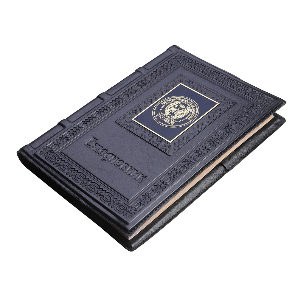 Ежедневник А5 «Автомобильные войска-3» с накладкой из стали