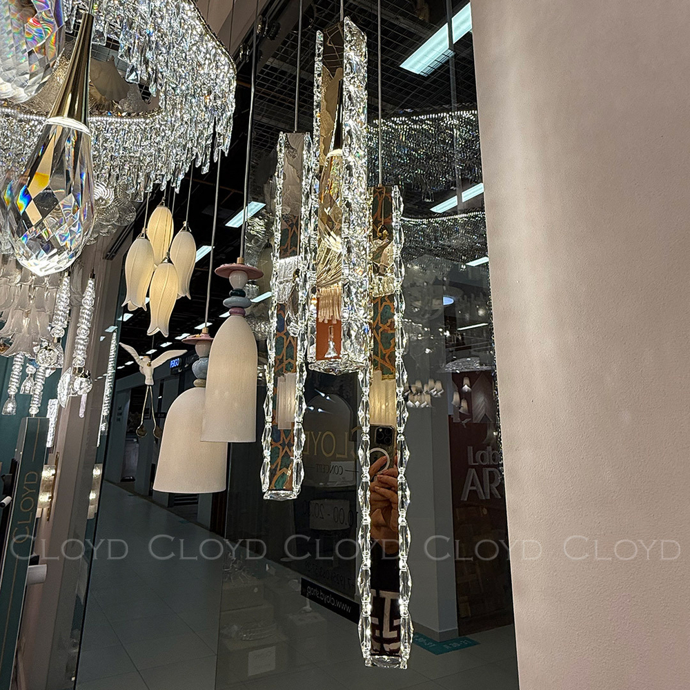 Подвесной светильник Cloyd ELATA P1 / выс. 55 см - золото (арт.11560)