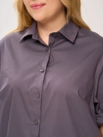 Платье-рубашка с карманами