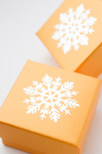 Праздничная коробочка «Снежинка» для украшений
