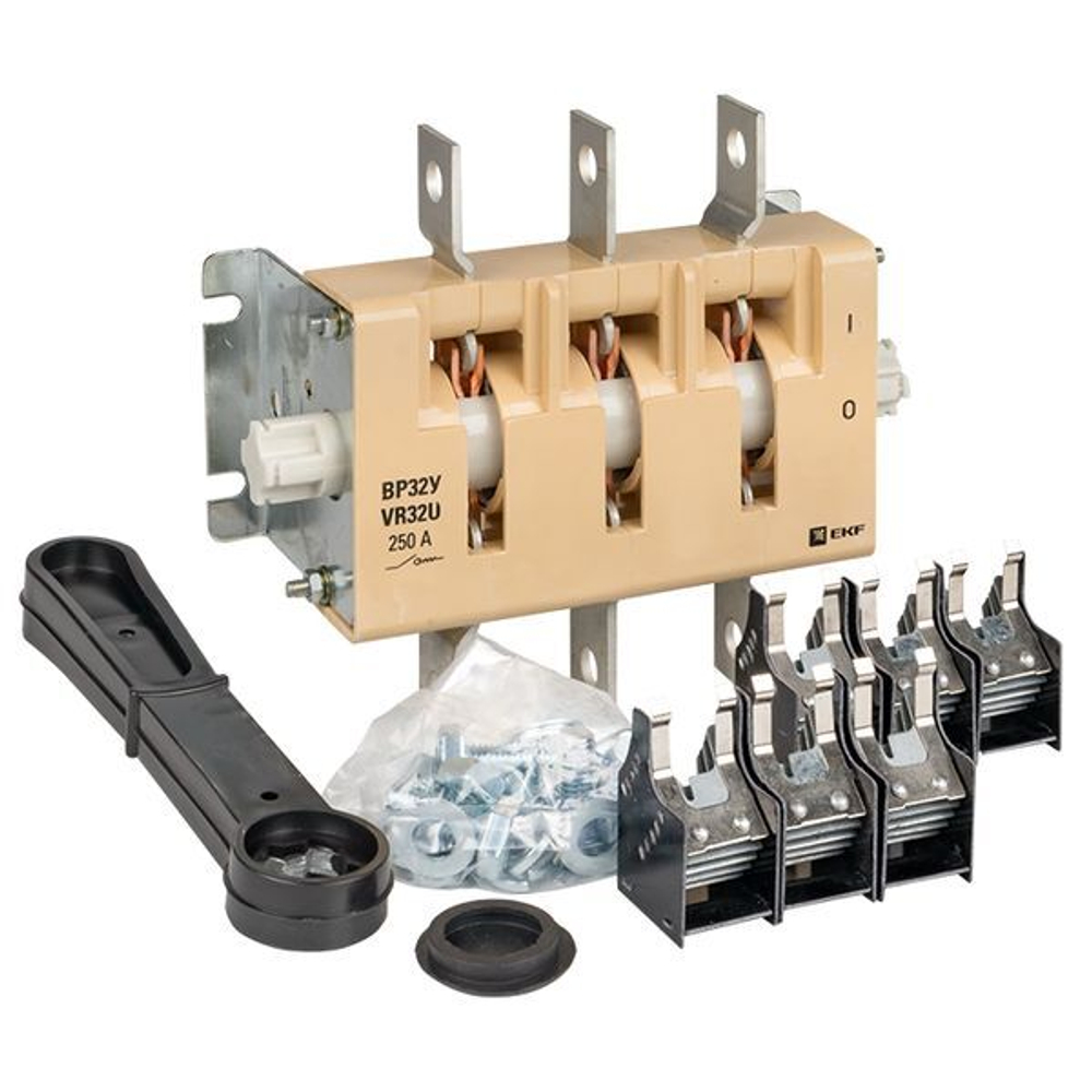 Выключатель-разъединитель ВР32У-35А31220 250А 1 направ, с д/г камерами несъемная левая/правая рукоятка MAXima EKF PROxima