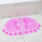 Коврик для ванной "Следы", NN50644-124