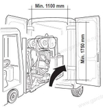 Мобильный шиномонтажный станок 13- 27 дюймов S562 Giuliano