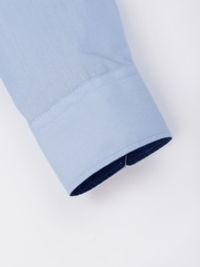 Рубашка для мальчика "Голубая" 7+