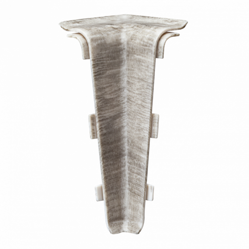 Угол внутренний для плинтуса ПВХ Aberhof 70мм, 7016 Дуб Кавказский (2 шт)