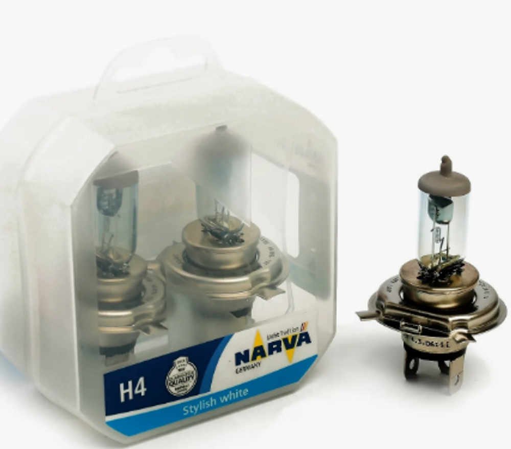 Автолампа H4 12V 60/55W P43t Narva STYLING RANGE POWER BLUE+ (кт2шт) 48677