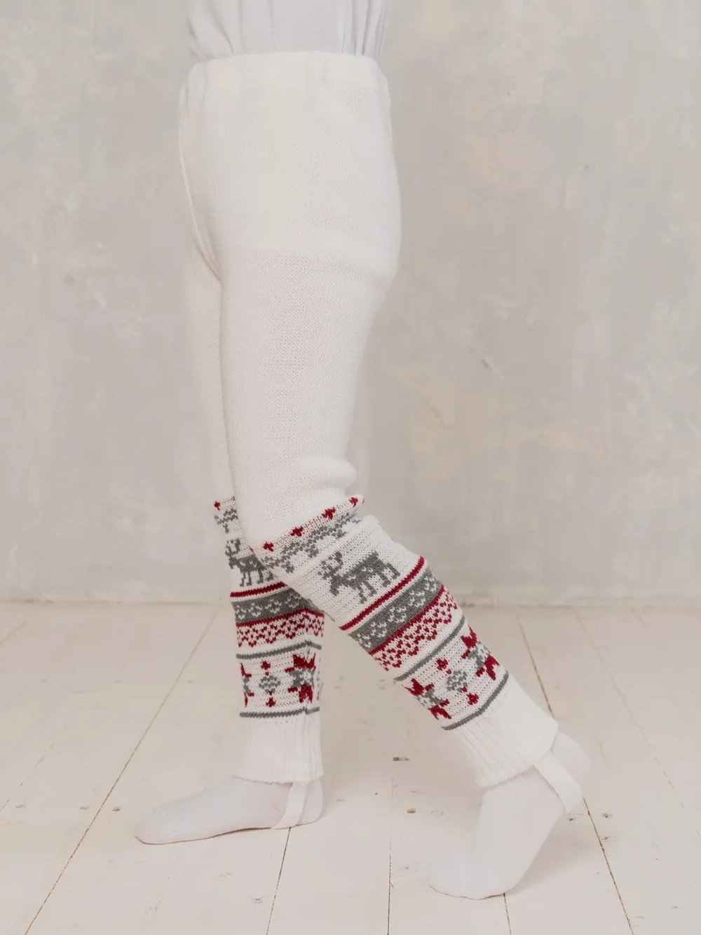 Рейтузы вязаные с орнаментом