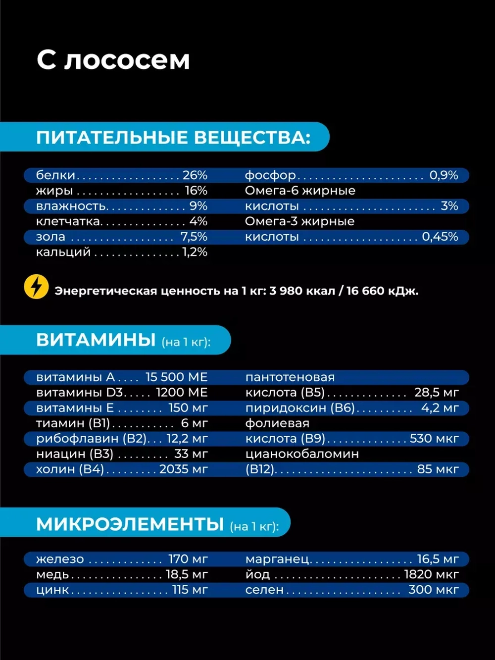 Корм сухой для собак породы Цвергшнауцер, с лососем, 800 гр