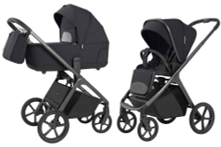 Коляска 2 в 1 Carrello Vector 2025 CRL-6551 Shadow Black