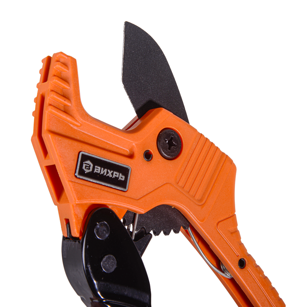 Полуавтоматические ножницы для ПВХ труб 42 мм, тефлон Вихрь