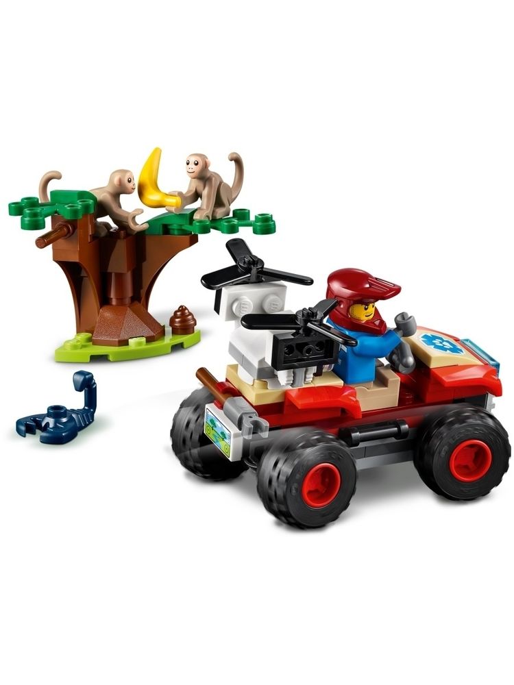 Конструктор LEGO City Stuntz 60300 Спасательный вездеход для зверей