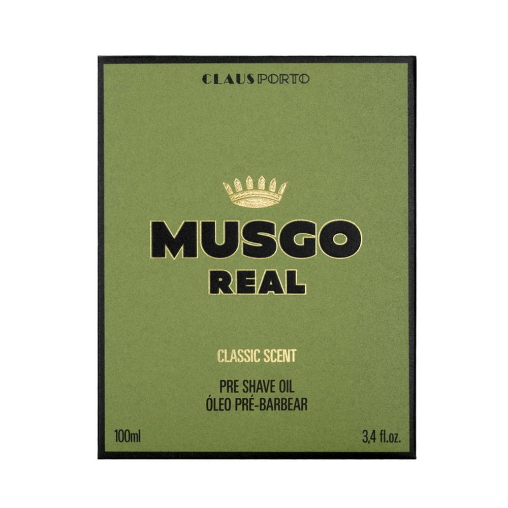 Pre-shave масло для бритья Musgo Real, Classic, 100 мл (MR PRE CL)