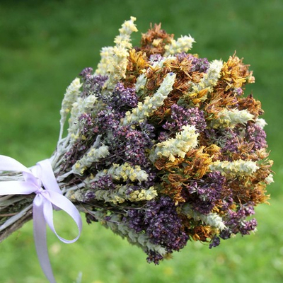 Букет сухоцветов Луговой - 25х20 см