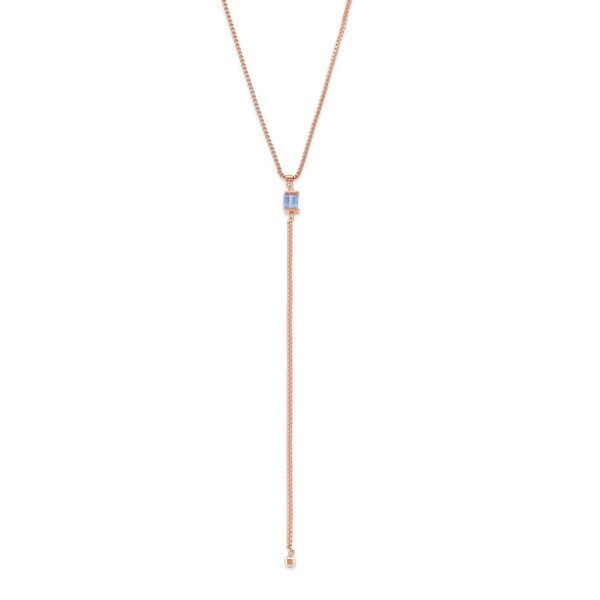 Колье Coeur de Lion Light Blue 5003/10-0720 цвет синий, золотой