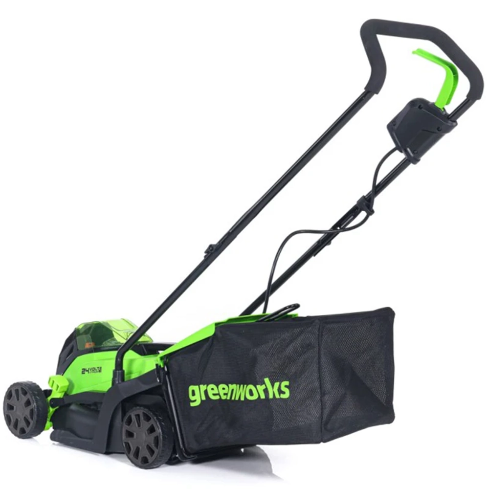 Аккумуляторная газонокосилка Greenworks GD24LM33K5 24В (1 x 5 Ач, ЗУ) нож 33 см, 2516107UG