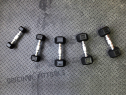 Гантель 4 кг гексагональная