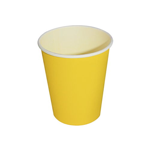 Стакан бумажный 350 мл для горячего желтый 50 шт 20/1000 ЛП
