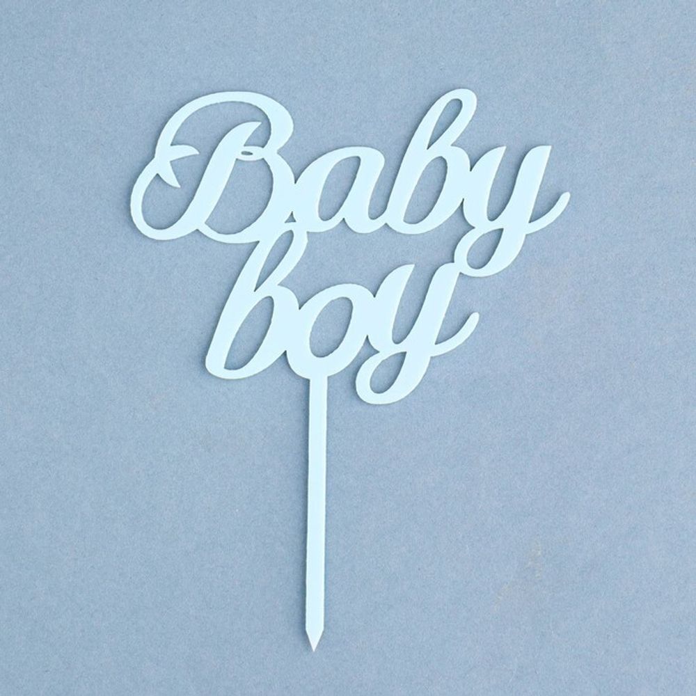 Топпер &quot;Baby boy&quot;, светло голубой