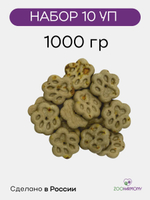 Печенье для собак с крольчатиной и морковью Деревенские лакомства 0,1кг 10 упаковок