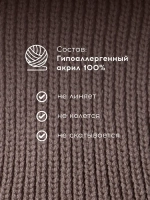 Чепчик шапка женский на завязках на осень