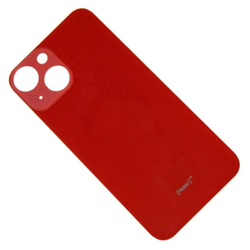 Задняя крышка для Apple iPhone 13 mini Красный (стекло, широкий вырез под камеру)