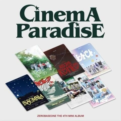 Альбом ZEROBASEONE - CINEMA PARADISE 4th Mini Album ZEROSE Version RANDOM Cover