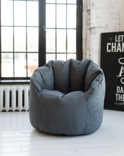 Кресло Пенек Зефир Серый