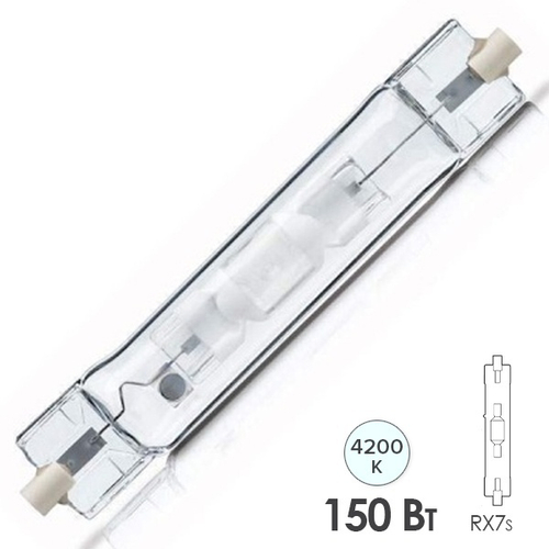 Лампа металлогалогенная BLV HIT-DE 150 nw 4200K RX7s-24 (МГЛ) 221504