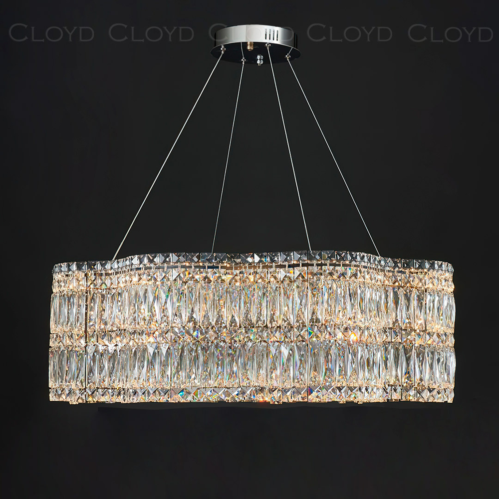 Люстра Cloyd ANTREA-B C1 / Ø80 см - хром (арт.11628)