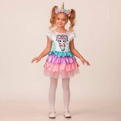 Карнавальный костюм Единорожка рост 110 см., Батик