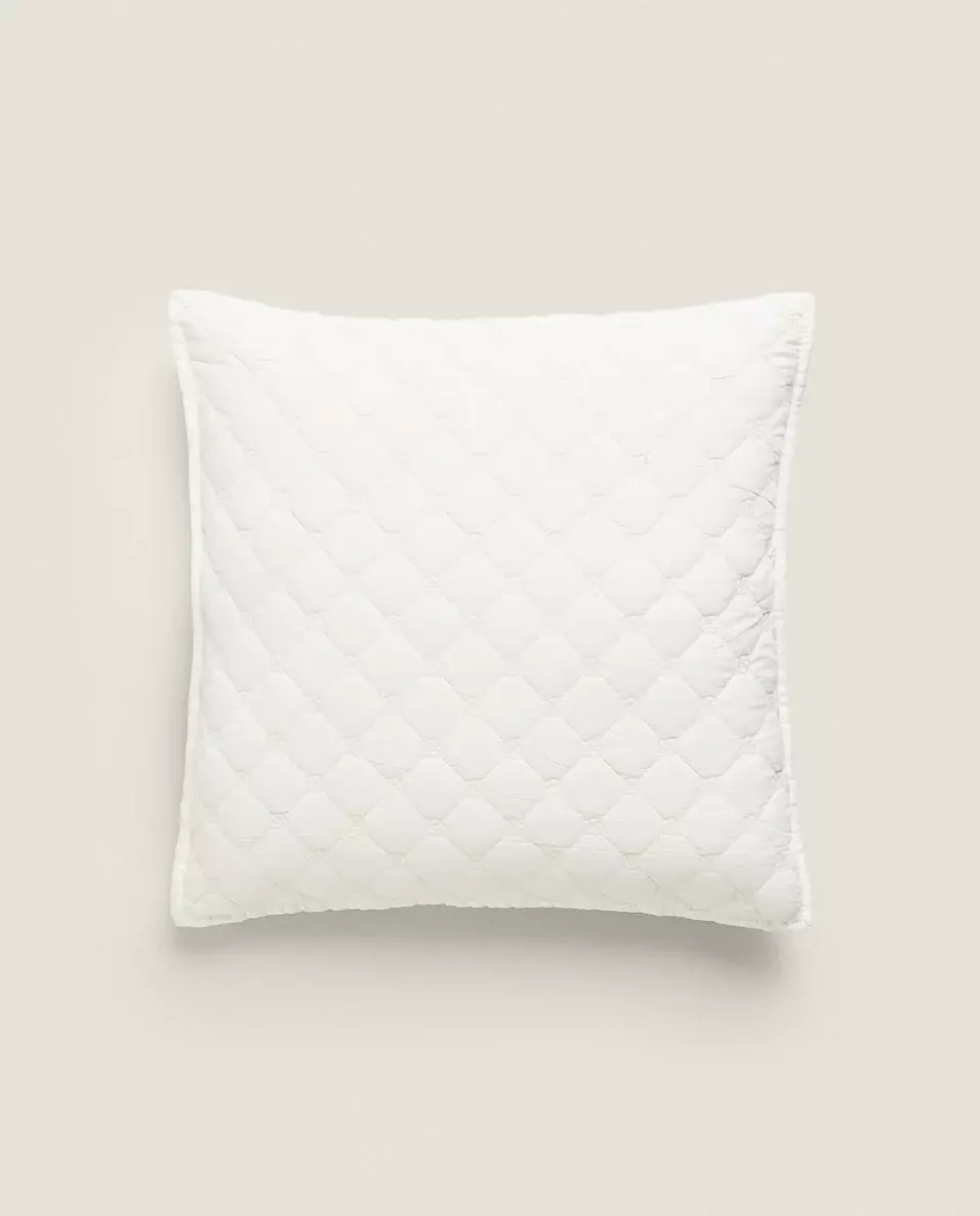 ZARA HOME ДЕТСКИЙ ЧЕХОЛ ДЛЯ ДЕКОРАТИВНОЙ ПОДУШКИ С ВЫШИВКОЙ, КРЕМОВЫЙ