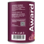 Влажный корм AWARD для щенков от 1 месяца паштет из телятины с овощами 400г - 12 шт