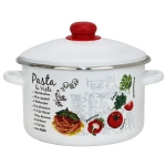 Кастрюля эмал цил Паста 4,0л мет/об