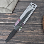 Нож кухонный 15см с антиналипающим покрытием Satoshi Карбон