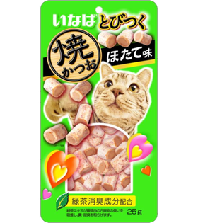 Inaba Tobitsuko Запеченое лакомство со вкусом морского гребешка 25гр.