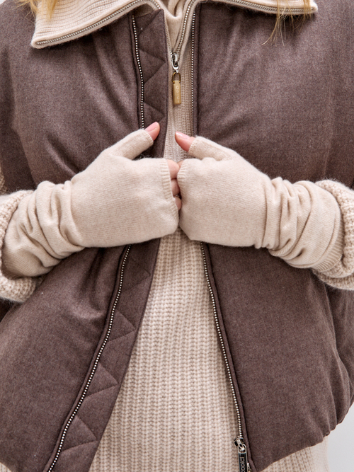 Митенки из кашемира