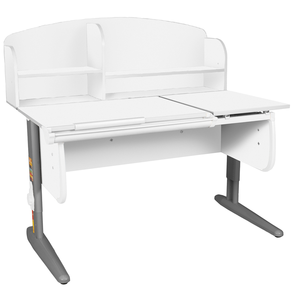 Растущая парта Дэми СУТ 25 с задней полкой СУТ.34.390 (1200×880 мм)