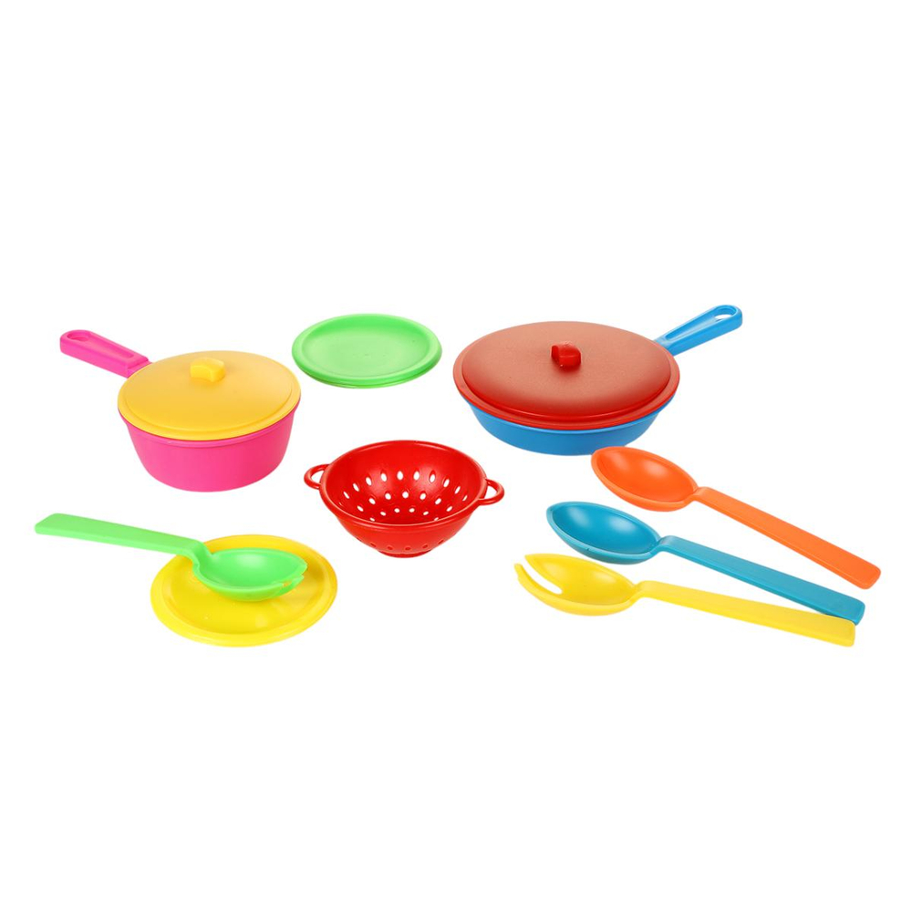 Пластмассовый игрушечный набор "Посуда" (26*17*15 см) сет.