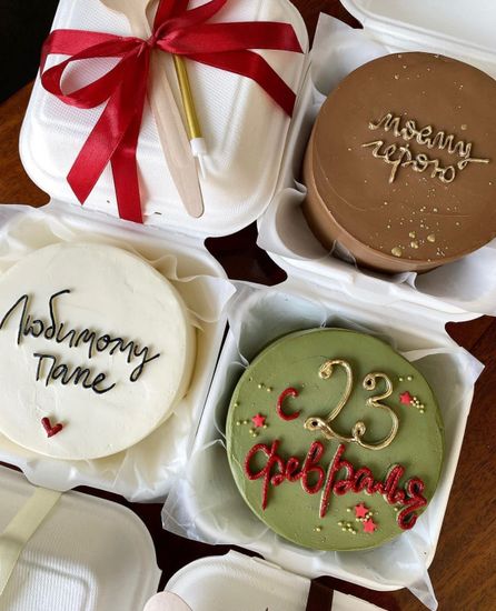 Бенто торт «С Днем Защитника Отечества» на 23 февраля