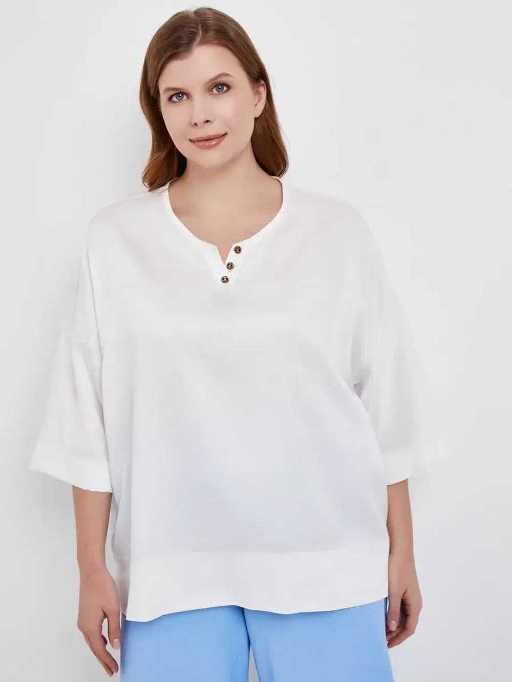 Блузка легкая свободная