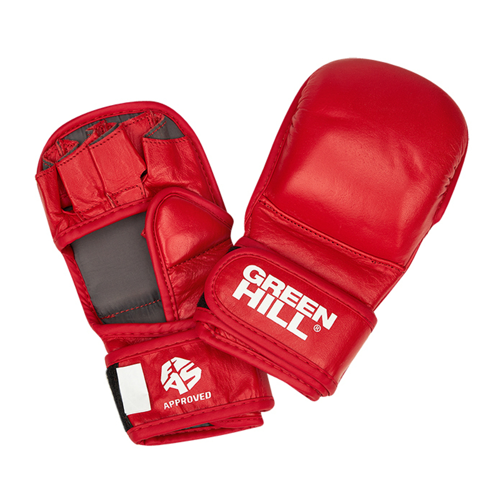 MMA-0117u Перчатки для боевого самбо FIAS красные