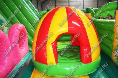 Коммерческий надувной батут "Джунгли малый"